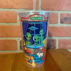 Tumbler with straw